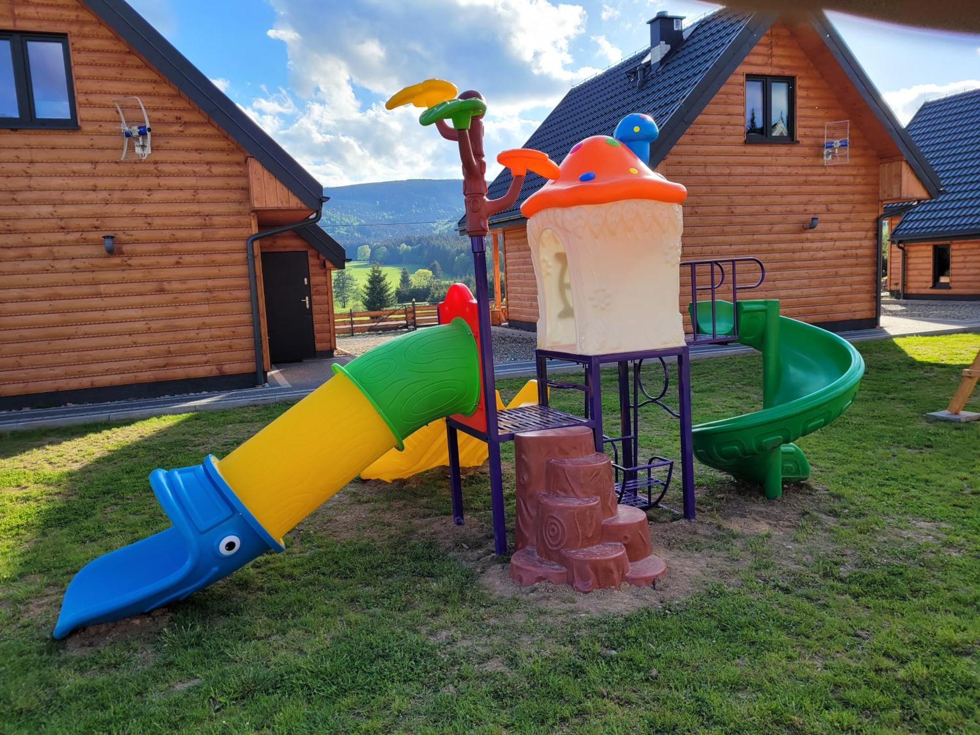 Lasowka Osada Orlica Klimatyczne Domki Z Widokiem Na Gory I Termalnym Spa Sauna Jacuzzi 4 Km Od Zieleniec Ski Arena מראה חיצוני תמונה