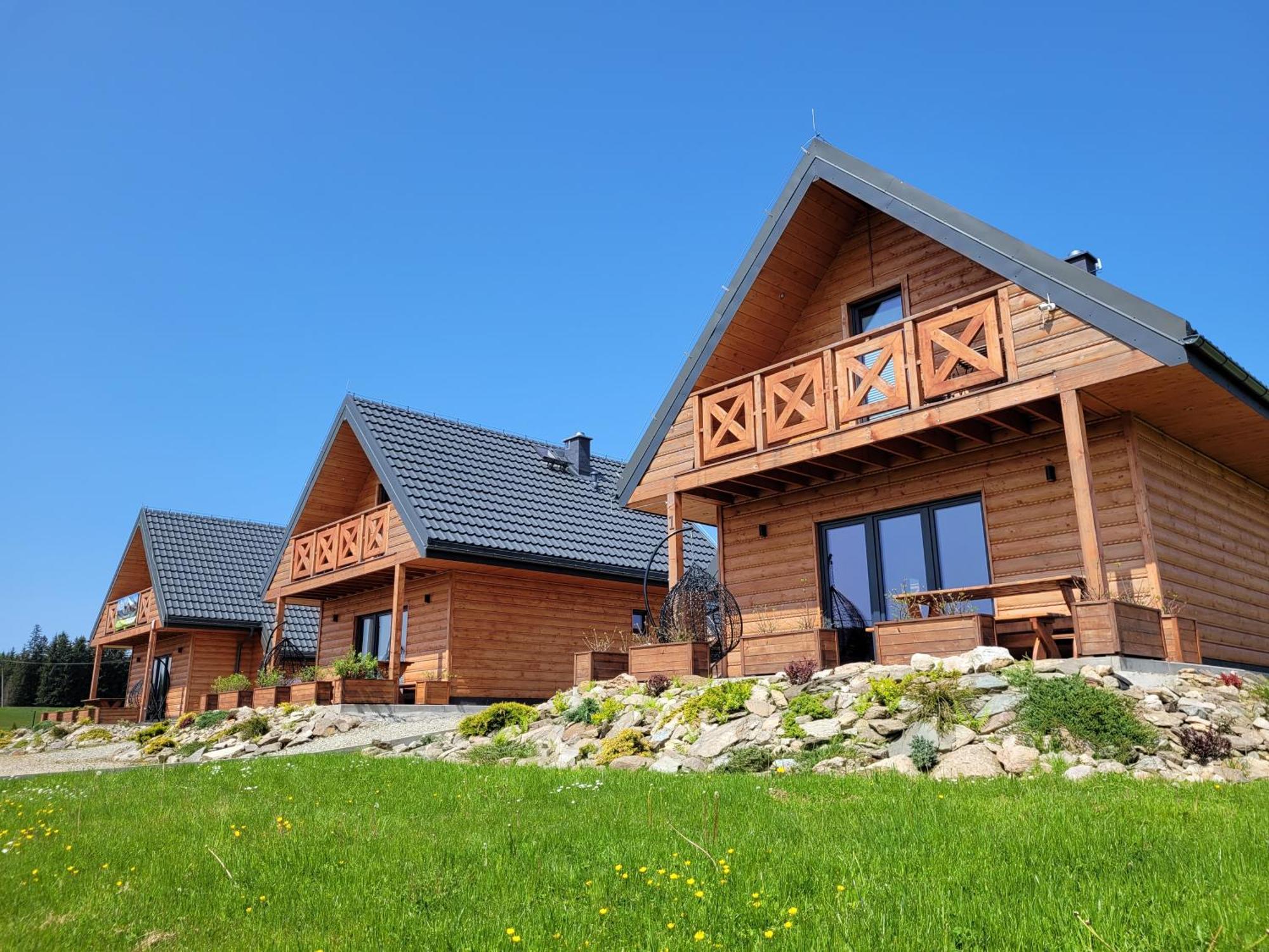 Lasowka Osada Orlica Klimatyczne Domki Z Widokiem Na Gory I Termalnym Spa Sauna Jacuzzi 4 Km Od Zieleniec Ski Arena מראה חיצוני תמונה