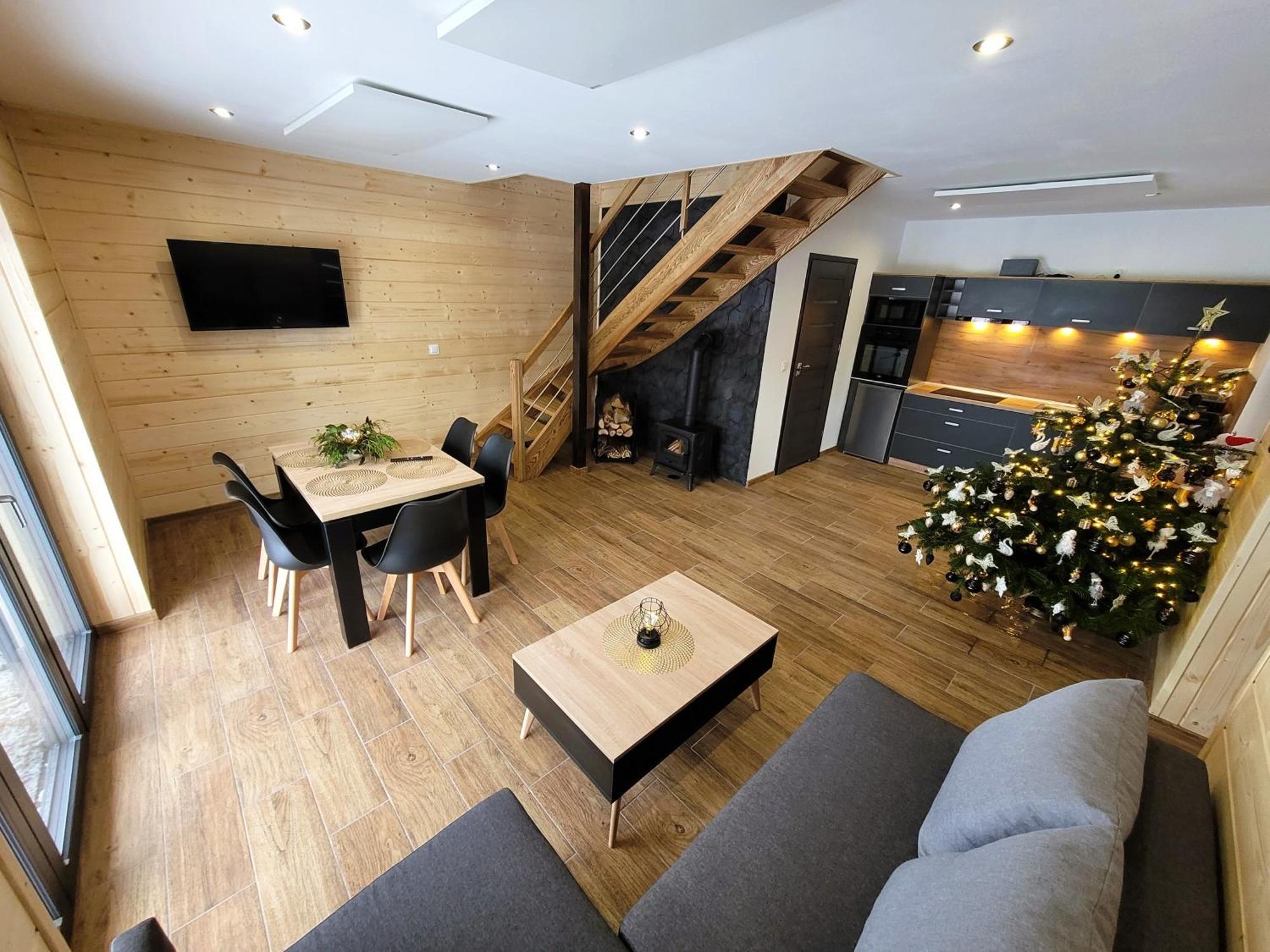 Lasowka Osada Orlica Klimatyczne Domki Z Widokiem Na Gory I Termalnym Spa Sauna Jacuzzi 4 Km Od Zieleniec Ski Arena מראה חיצוני תמונה